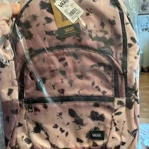 Vans | Other | Vans Pink And Black Patterned Backpack | Poshmark display picture 1